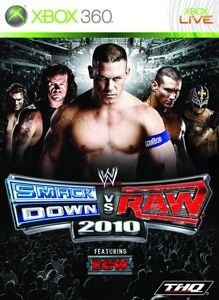 WWE Smackdown vs. Raw 2010 box art for Xbox 360